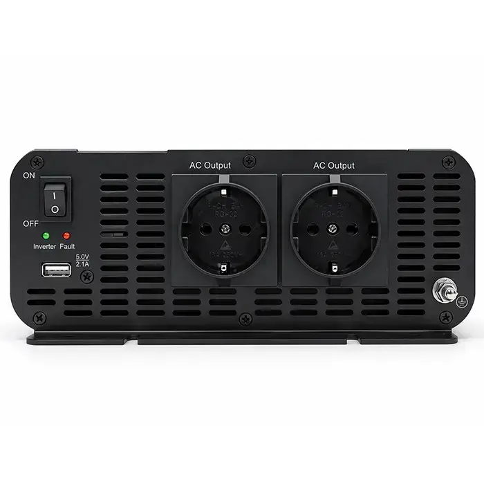 Qoltec MS Wave Voltage Converter | 12V to 230V | 1500/3000W | USB | Compatible with LiFePO4, GEL and AGM batteries Foto 10