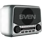 Speaker SVEN SRP-150, gray (3W, Bluetooth, FM/AM/SW, USB, microSD, flashlight, battery) Foto 3