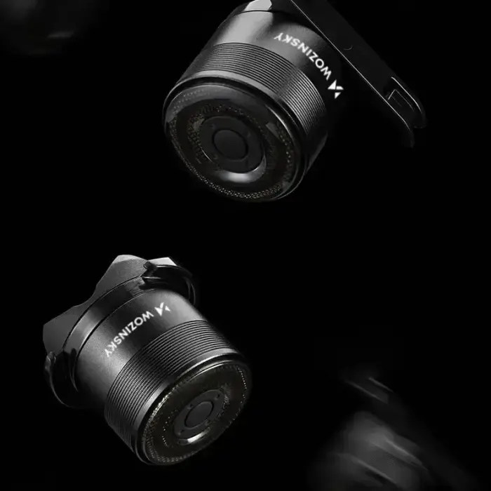 Wozinsky LED aizmugurējais velosipēda lukturis ar mikro USB sarkanā gaisma 5 režīmi melns (WRBLB2) Foto 8