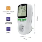 Qoltec Power meter PM0627 with history | 3680W | 16A | LCD Foto 3