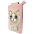 Magnetic phone wallet stand  Nimmy New Big-Eye Cute Pets 2.0 Cat pink Foto 2