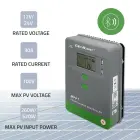 Qoltec Solar Charge Controller MPPT with Temperature Sensor 30A | 12V / 24V | LCD | 2 x USB | Bluetooth | APP | GEL | LiFePO4 Foto 2