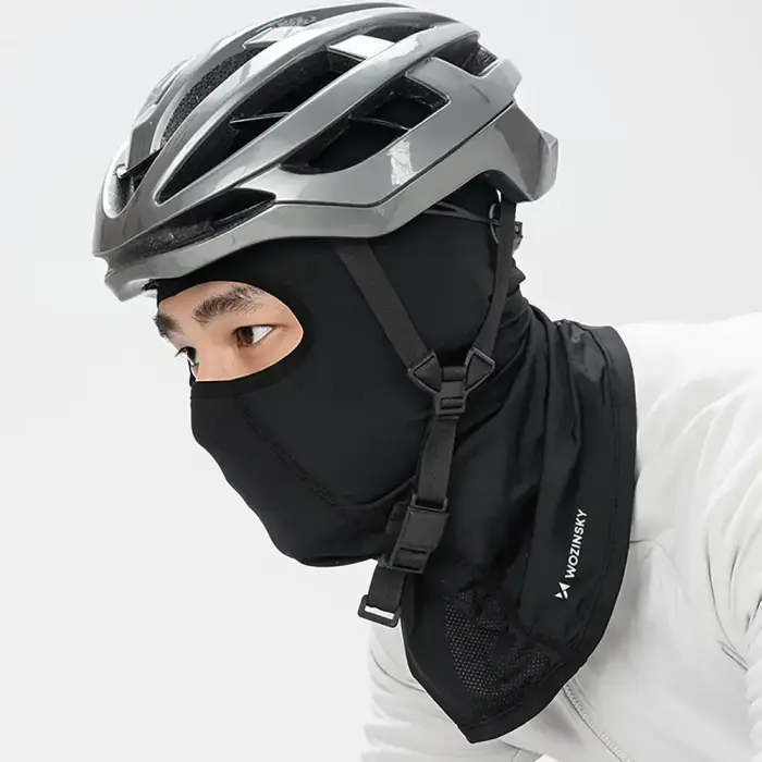 Wozinsky WKM-01B face mask motorcycle bicycle balaclava - black Foto 4