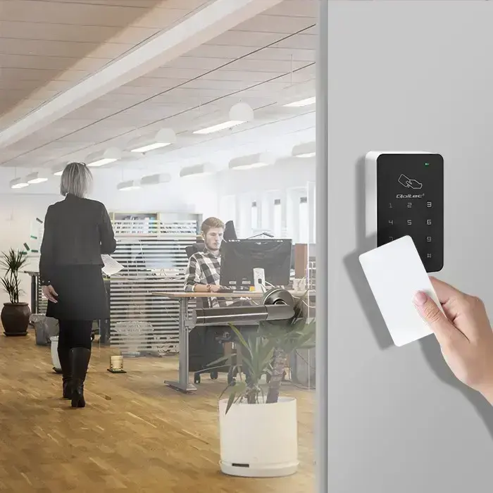 Qoltec code lock FEBE with RFID reader | Code | Card | key fob | EM Фото 5