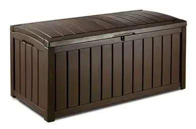 Uzglabāšanas kaste Glenwood Storage Box 390L brūna Foto 2
