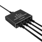 Qoltec Splitter Ethernet mini SWITCH 1x4 RJ45 | 1000Mb/s | USB-C | Aluminium Фото 11