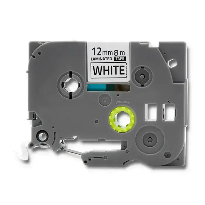 Qoltec Tape for BROTHER TZe-231 | 12mm x 8m | White / Black overprint Фото 5