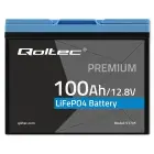 Qoltec LiFePO4 lithium iron phosphate battery | 12.8V | 100Ah | 1280Wh | BMS Foto 5