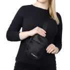 Wozinsky WMS-W1 Unisex Mini Shoulder Bag Waterproof Dual-Compartment for Phone - Black Photo 18