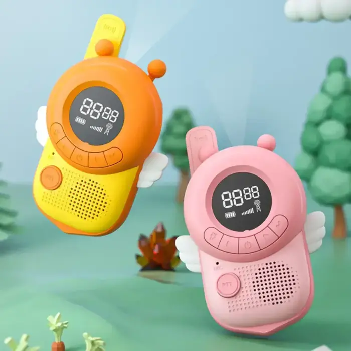 Walkie-talkie for children K22 Bee + Battery Charger + 8xRechargeable HR03/AAA 900mAh Foto 4