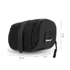 Wozinsky small bicycle saddle bag 0.6 l black (WBB8BK black) Photo 5