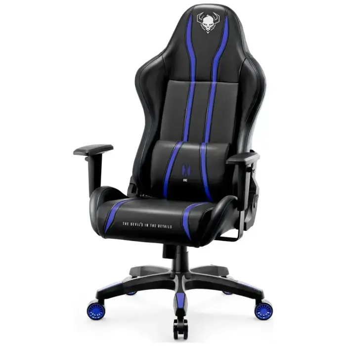 Gaming chair Diablo Chairs X-One 2.0 Normal Size black-blue Foto 3