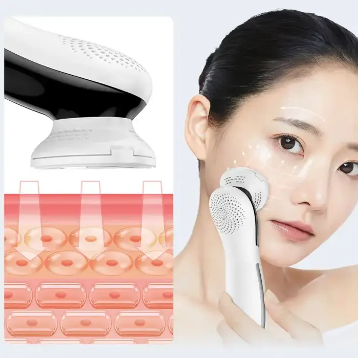 MAXGROOM D849 9-in-1 facial massager with care functions - white Photo 4
