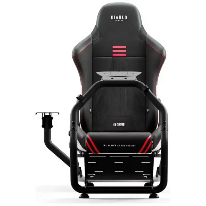Racing wheel gaming seat Diablo Chairs X-Drive black Фото 4