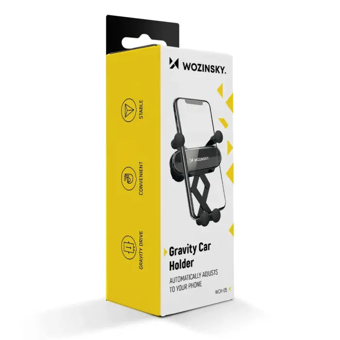 Wozinsky Gravity Car Mount Phone Holder for Air Outlet black (WCH-05) Фото 26