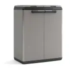 Waste sorting system Split Basic 110L Recycling system 68x39x85cm dark grey/black Photo 1