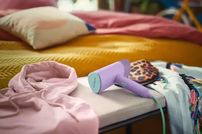 PHILIPS rokas tvaika gludināšanas ierīce, 1000W, violets Foto 4