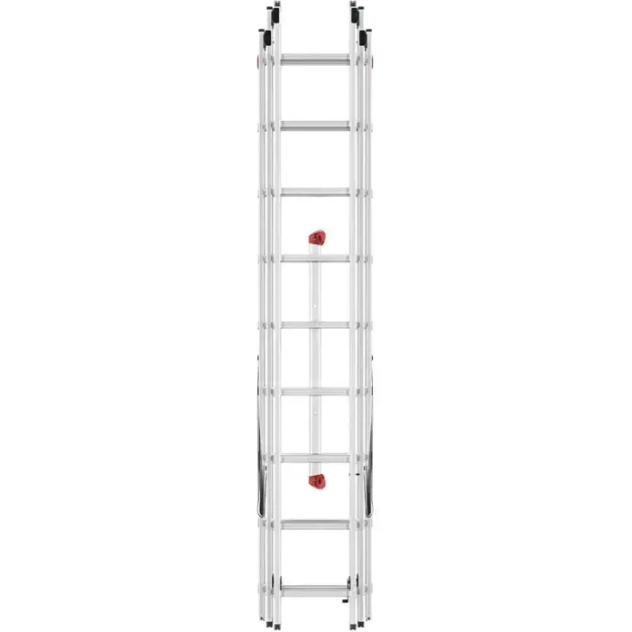 ProfiStep Combi ladder / aluminium / 3x9 steps Photo 5