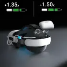 BoboVR E3 Pro Head Strap with Battery for Meta Quest 3 and 3S - White and Black Фото 3