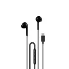 Dudao X3C In-Ear Wired USB-C Headphones 1.2m - Black Photo 1