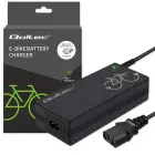 Qoltec Fast Charger for e-bike 36V | 42V | 2A | C14-IEC-3Pin +power cable Foto 1
