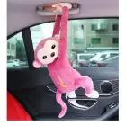 Monkey hanging model tissue box pink Foto 4