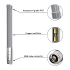 Qoltec LoRa Antenna | 10 dBi | Outdoor Foto 4