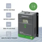 Qoltec Solar Charge Controller MPPT with Temperature Sensor 80A | 12V / 24V | LCD | Bluetooth | APP | GEL | LiFePO4 Foto 2