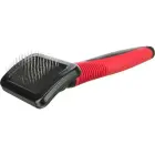 Ķemme dzīvniekiem : Trixie Soft brush, plastic/metal bristles, 7 × 16 cm Photo 1