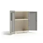Linear Wood Base Cabinet 68x39x90cm light beige/light gray Photo 2