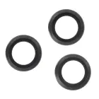 Set of lens glasses for iPhone 16 Plus 6,7" black frame (2pcs) Foto 4