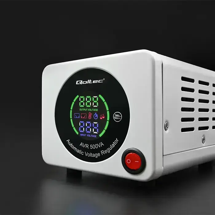 Qoltec Automatic Voltage Stabilizer AVR 500VA Foto 6