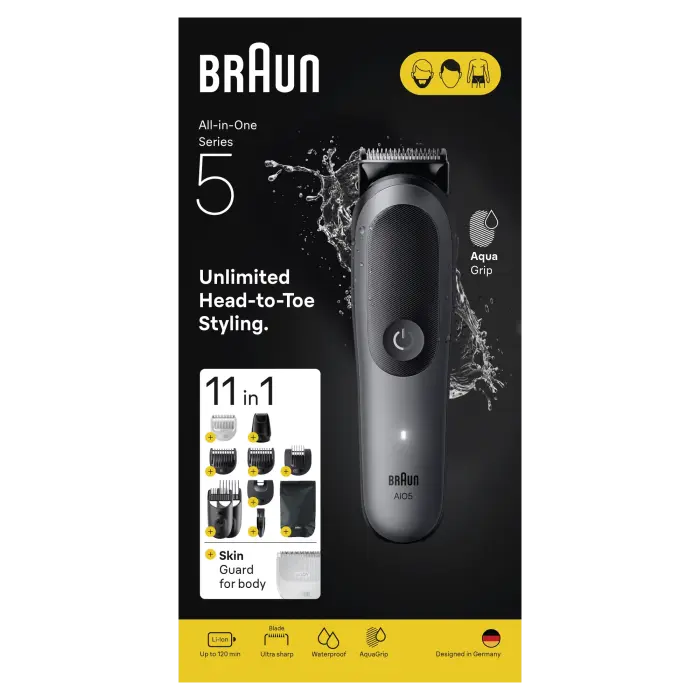 BRAUN galvas un ķermeņa trimmeris Foto 4