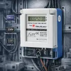 Qoltec Single-phase electronic meter | Energy consumption meter | 230V | 5(60)A | LCD Foto 2