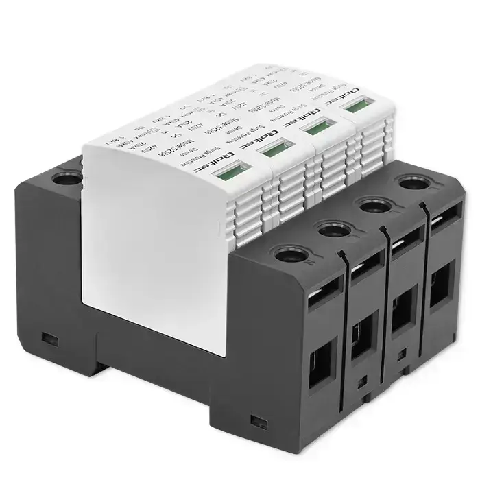 Qoltec AC surge protector arrester | 4P | 420V | T2 | C Photo 6