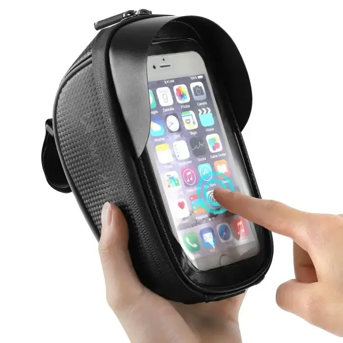 Wozinsky Bike Handlebar Bag with Phone Case 1L Black (WBB16BK) Photo 14