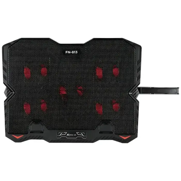 XTRIKE ME Laptop Cooling Pad with Built-in Phone Holder FN-813 Black Photo 7