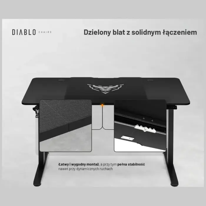 Desk with height adjustment Diablo Chairs X-TENSIO 1400 black Фото 23