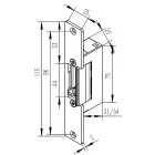 Qoltec Reverse electric strike | 12V | Stainless steel Foto 8