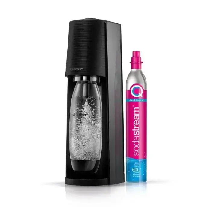 SodaStream Soda Maker Terra black Schwarz QC with CO2 & 1L PET bottle (1012811411) Фото 2
