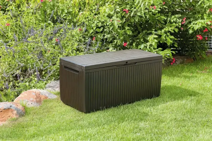Uzglabāšanas kaste Springwood Storage Box 305L brūna Foto 9