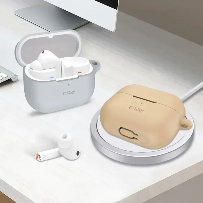 TECH-PROTECT SILIKONA ĀĶIS SAMSUNG GALAXY BUDS 3 | 3 PRO MELNS Foto 4