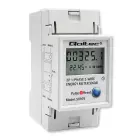Qoltec Single-phase electronic energy consumption meter for DIN rail | RESET | periodic and continuous meter | 230V | 60A | LCD | LED | 2P Foto 14