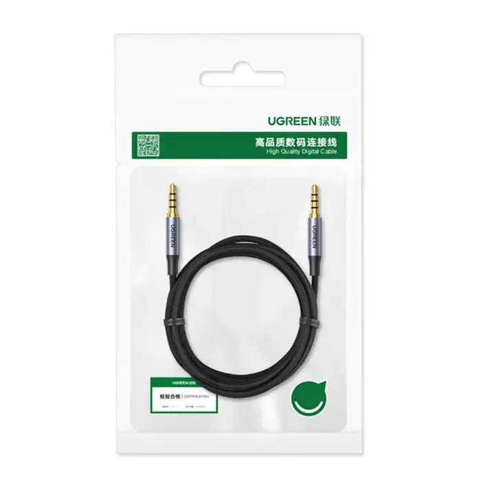 UGREEN AV183 Mini jack cable 3.5mm, AUX, 3m (black) Photo 12
