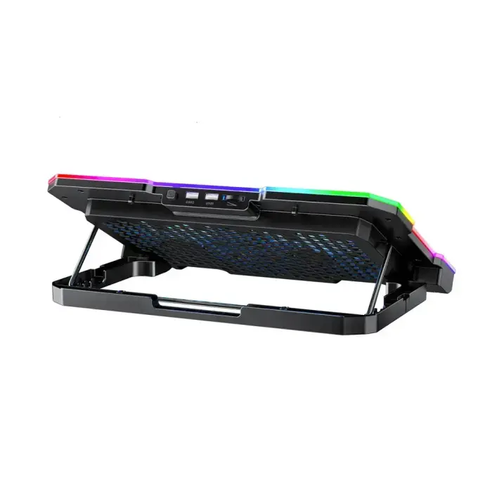 Wozinsky WDCX-A26 NitroCool RGB Gaming Laptop Cooling Pad - Black Photo 3