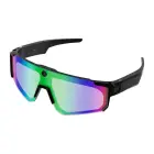 Colmi V06 AI Sports Sunglasses (Black with Blue Lenses) Foto 2