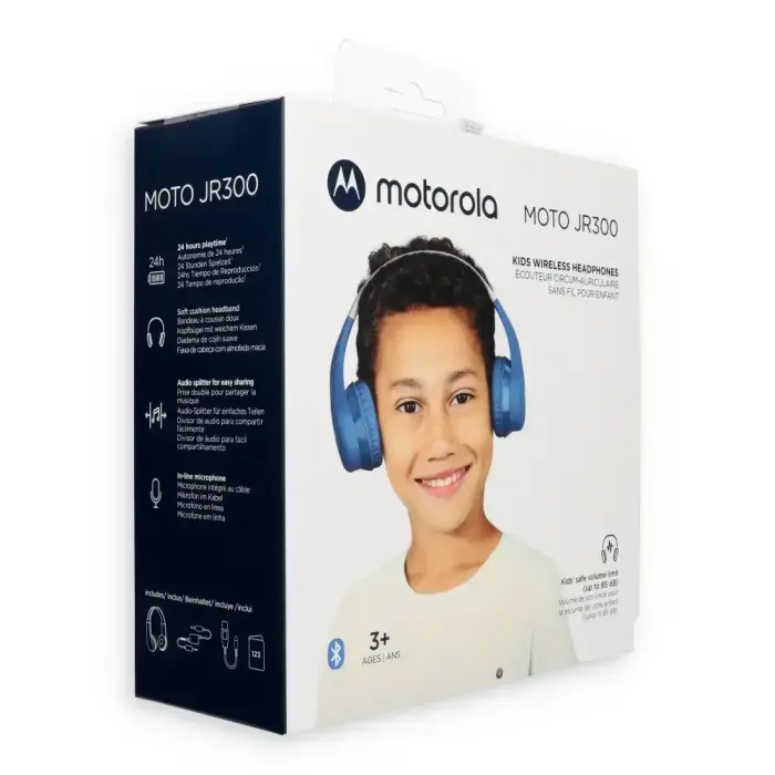 Wireless headphones Motorola JR300 blue-grey Foto 3