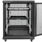 Qoltec Solid steel patch panel for 19'' rack | 24 ports | 1U | UTP | Black Foto 2