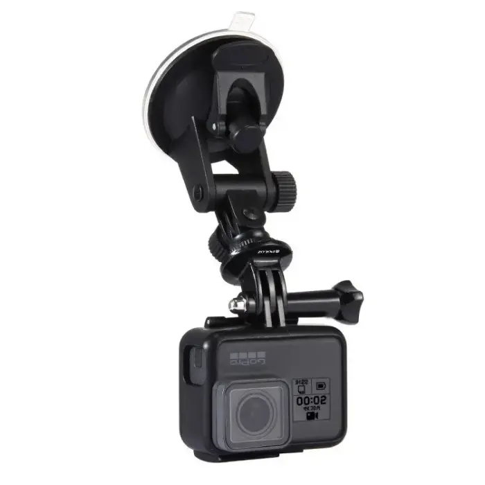 Puluz Glass car holder for GOPRO Hero, DJI Osmo Action PU51 Foto 2