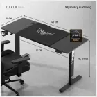 Desk with height adjustment Diablo Chairs X-TENSIO 1400 black Фото 19